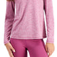 ID Ideology Women's Essentials Quarter Zip Top Purple Size Small