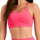 ID Ideology Women's Solid Low Impact Bra Pink Size Large