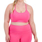 ID Ideology Women's Low Impact Sports Bra Pink Size 2X