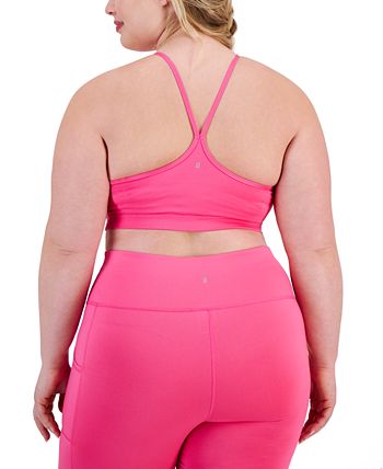 ID Ideology Women's Low Impact Sports Bra Pink Size 2X