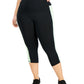 ID Ideology Women's Colorblocked Capri Leggings Green Size 2X