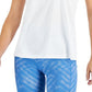 ID Ideology Women's Embossed Star Racerback Tank White Size Small