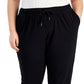 ID Ideology Women's Off Duty Jogger Pants Black Size 1X