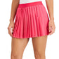 ID Ideology Women's Active Solid Pleated Skort Pink Size Medium