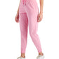 ID Ideology Women's Retro Recycled Jogger Pants Pink Size Large