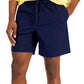 Club Room Men's Pull On Shorts Blue Size Medium