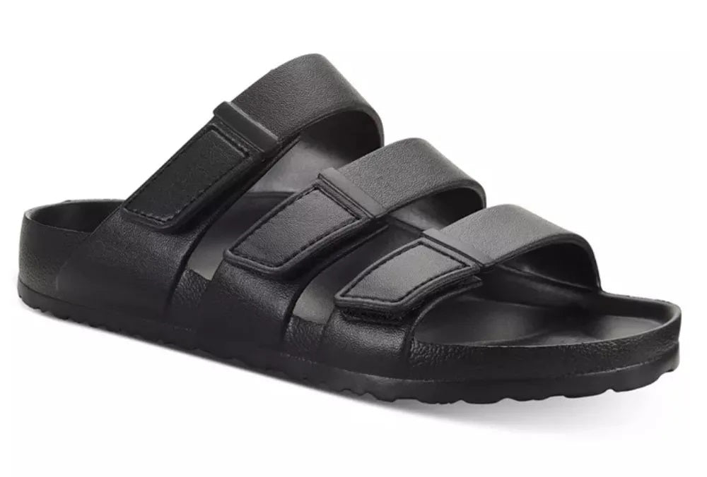 Sun + Stone Big Boy's Bowie Sandals Black Size 8