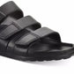 Sun + Stone Big Boy's Bowie Sandals Black Size 8