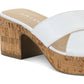 Sun + Stone Women's Giigi Crisscross Wedge Sandals White Size 6.5 M