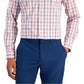 Club Room Men's Slim Fit 4 Way Stretch Gingham Dress Shirt Red Size Large