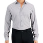 Alfani Men's Slim Fit 4 Way Stretch Geo Print Dress Shirt Gray Size 17X34X35