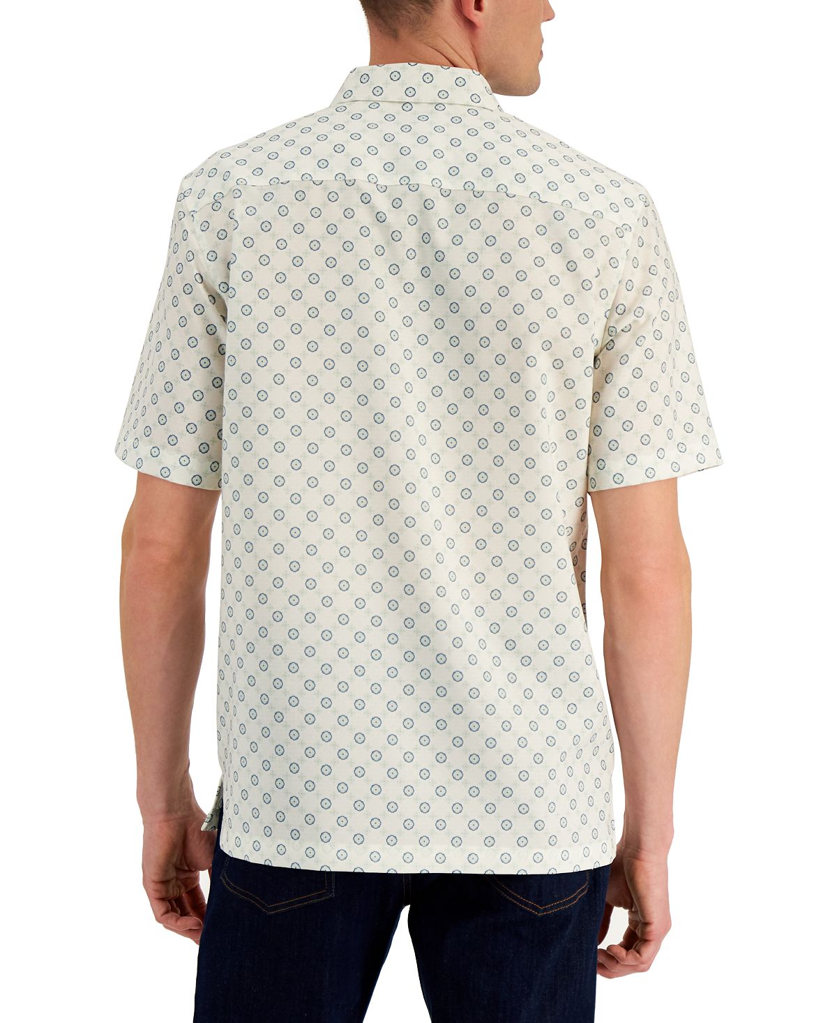Alfani Men's Crescent PrinT-Shirt White Size XX-Large