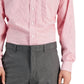 Club Room Men's Regular Fit Cotton Stripe Dress Shirt Red