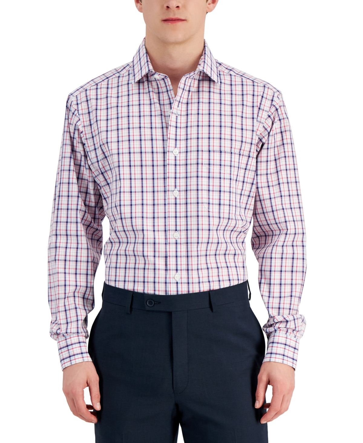 Club Room Men's Regular Fit Cotton Dress Shirt White Size 15X32X33