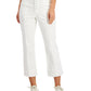Style & Co Women's Button Fly Cropped Jeans White Size 8
