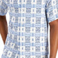 Club Room Men's Tribal Etch Shirt White Size Small