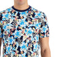 Club Room Men's Floral Graphic T-Shirt Blue Size Small