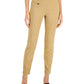 Alfani Women's Tummy Control Pull On Printed Skinny Pants Brown Size 12