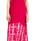 Style & Co Women's Tie Dyed Sleeveless Maxi Dress Pink Size X-Large