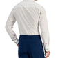Bar III Men's Slim Fit Colored Buttons Dress Shirt White Size Small