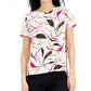 Alfani Women's Printed Tee Pink Size Petite Small