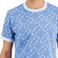 Alfani Men's Geo Graphic T-Shirt Blue Size Large