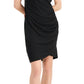 INC International Concepts Women's Ruched Dress Black Size Large
