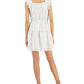 INC International Concepts Women's Eyelet Dress White Size Medium