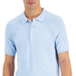 Alfani Men's Regular Fit Sweater Knit Polo Shirt Blue Size Large