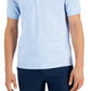 Alfani Men's Regular Fit Sweater Knit Polo Shirt Blue Size Large