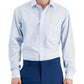Club Room Men's Regular Fit Cotton Stripe Dress Shirt Blue Size 17.5X34X35