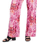 JM Collection Women's Ikat Dreams Printed Pull On Pants Pink Size X-Small