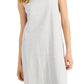 Style & Co Women's Heather Muscle Tank Dress Gray Size Large