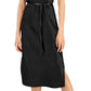 INC International Concepts Women's Side Slit Slip Dress Black Size Small
