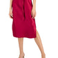 INC International Concepts Women's Side Slit Slip Dress Pink Size X-Large