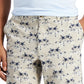Club Room Men's Regular Fit Stretch Island Print 9 Shorts Brown Size 44