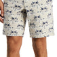 Club Room Men's Regular Fit Stretch Island Print 9 Shorts Brown Size 44