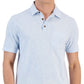Club Room Men's Marled Stripe Polo Shirt Blue Size XX-Large
