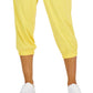 ID Ideology Women's Retro Recycled Capri Pants Yellow