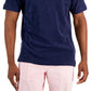 Club Room Men's Reverse Terry Polo Blue Size Small