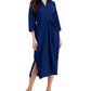 Alfani Women's Crinkled Midi Dress Blue Size X-Large