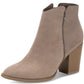 Sun + Stone Women's Graceyy Booties Brown Size 8 M