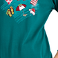 Karen Scott Women's Holiday Beach Top Green Size Large