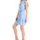 INC International Concepts Women's Sleeveless Mini Dress Blue Size X-Large