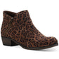 Sun + Stone Women's Abby Double Zip Booties Brown Size 8 M