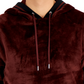 INC International Concepts Men's Regular Fit Ribbed Velour Hoodie Brown Size X-Large