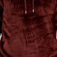 INC International Concepts Men's Regular Fit Ribbed Velour Hoodie Brown Size X-Large