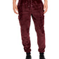 INC International Concepts Men's Regular Fit Ribbed Velour Cargo Joggers Red Size X-Large