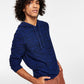 Sun + Stone Men's Solid Marled Hooded Sweater Blue Size Small