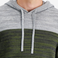 Sun + Stone Men's Colorblocked Hooded Sweater Gray Size Large